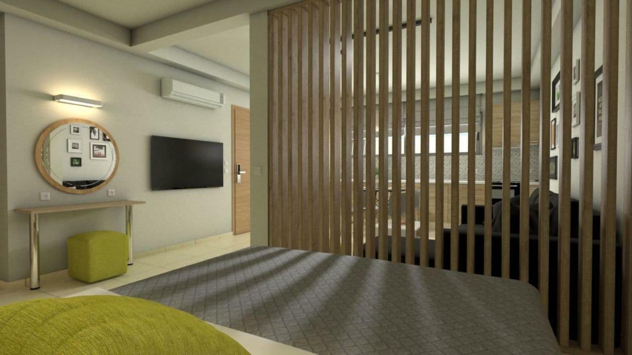 comfy center rodos - green Asgourou Exterior foto